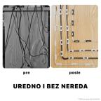 Nosac kablova JWD, samolepljivi 20 kom crni slika 3