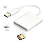 OTG adapter Type C citac kartica TF/SD beli slika 2