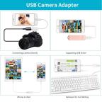 OTG lightning na USB kamera adapter beli slika 2