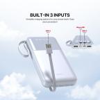 Power bank Prenosiva baterija Fantech S3 10000mAh, 10W beli slika 6