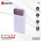 Power bank Prenosiva baterija Fantech T2 10000mAh QC, PD, 22.5W  ljubicasti cena 5000 din slika