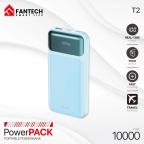 Power bank Prenosiva baterija Fantech T2 10000mAh QC, PD, 22.5W  plavi cena 5000 din slika