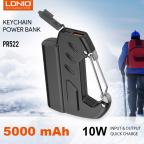 Power bank prenosiva baterija LDNIO PR522 10W privezak 5000mAh crni cena 4000 din slika