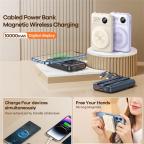 Power bank prenosiva baterija Magsafe REMAX Lecho Series RPP-527 PD 20W + QC 22.5W Fast Charging 10000mAh plava slika 3