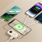 Power bank prenosiva baterija Magsafe REMAX Lecho Series RPP-527 PD 20W + QC 22.5W Fast Charging 10000mAh plava slika 4