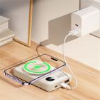 Power bank prenosiva baterija Magsafe REMAX Lecho Series RPP-527 PD 20W + QC 22.5W Fast Charging 10000mAh plava slika 5