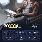 Power bank prenosiva baterija Oxpower PD100W 20000mAh crna slika 8