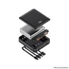 Power bank prenosiva baterija Oxpower PDC10 10000mAh crna slika 5