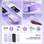 Power bank prenosiva baterija REMAX Lango II Series RPP-23 2.4A 10000mAh plavi slika 4