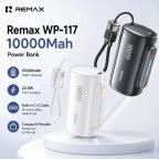 Power bank prenosiva baterija REMAX PD 22.5W WP-117 10000mAh siva slika 2