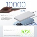 Power bank prenosiva baterija Xiaomi 22.5W 10000 mAh bela slika 6