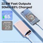 Power bank prenosiva baterija REMAX Bole Series RPP-520 PD20W+QC22.5W Fast Charging 10000mAh beli slika 4