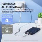 Power bank prenosiva baterija REMAX Bole Series RPP-520 PD20W+QC22.5W Fast Charging 10000mAh plavi slika 7