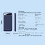 Power bank prenosiva baterija REMAX Bole Series RPP-520 PD20W+QC22.5W Fast Charging 10000mAh plavi slika 8