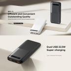 Power bank prenosiva baterija REMAX Piloteer Series RPP-71 20W+22.5W Fast Charging 10000mAh crni slika 4