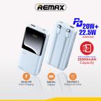 Power bank prenosiva baterija REMAX Cynlle Series RPP-680 PD 20W+QC 22.5W 20000mAh plavi cena 5000 din slika