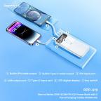 Power bank prenosiva baterija REMAX Stervui Series RPP-619 PD 20W+ QC 22.5W 10000mAh ljubicasti slika 4