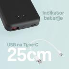 Power bank prenosiva baterija Magsafe PD 5000 mAh crna slika 3