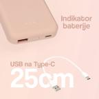 Power bank prenosiva baterija Magsafe PD 5000 mAh roze slika 3