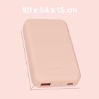 Power bank prenosiva baterija Magsafe PD 5000 mAh roze slika 4