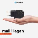 Punjac univerzalni Terabyte TR65W, GaN, PPS, PD 3.0, QC 3.0, 65W crni CE slika 3