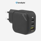 Punjac univerzalni Terabyte TR65W, GaN, PPS, PD 3.0, QC 3.0, 65W sa PD Type c kablom crni CE slika 2