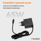 Punjac za laptop Terabyte PD65W-EF Type C 20V 3.25A 65W HQ EM slika 5