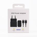 Samsung kucni punjac (USB Type-C) 3A 25W sa kablom crni (EP-T2510-NBE) slika 5