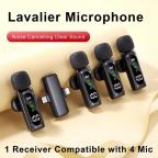 Set mikrofona T90 Lavalier crni slika 5