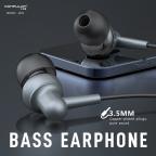 Slusalice KONFULON JA03 3.5mm srebrne 1.2m slika 3