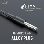 Slusalice KONFULON JA03 3.5mm srebrne 1.2m slika 6