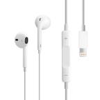 Slusalice sa adapterom za punjenje JH 201 za iPhone lightning bele cena 3000 din slika