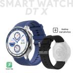 Pametni Sat Smart Watch DT watch X srebrni  (kozna+silikonska narukvica) cena 8000 din slika