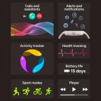 Pametni Sat Smart watch KSIX BXSW31B Pulse, 1.83
