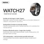 Pametni Sat Smart watch REMAX Watch27 46mm crni slika 2