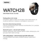 Pametni Sat Smart watch REMAX Watch28 42mm crni slika 2