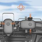 Stalak za ventilaciju REMAX RM-C06 crni slika 3