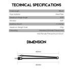 Studijski stalak za mikrofon Fantech AC902s Microfone boom arm crni slika 7