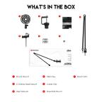 Studijski stalak za mikrofon Fantech AC902s Microfone boom arm crni slika 8