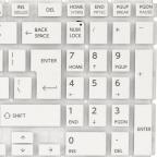 Tastatura za laptop Toshiba L50-B Veliki Enter bela slika 3