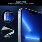 Zastitno staklo Tempered Glass 2.5D dust free Box za iPhone 12/12 Pro 6.1 crni slika 3