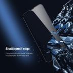 Zastitno Staklo Tempered glass Nillkin 2u1 HD za iPhone 14 Pro 6.1 crna slika 8