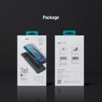 Zastitno Staklo Tempered glass Nillkin 2u1 HD za iPhone 14 Pro 6.1 crna slika 11