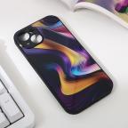 Maska Torbica Abstract za iPhone 15 6.1 tamno ljubicasta cena 1000 din slika