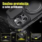 Maska Torbica CamShield Ring stand za iPhone 15 Pro Max 6.7 crna slika 2