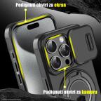 Maska Torbica CamShield Ring stand za iPhone 15 Pro Max 6.7 crna slika 3