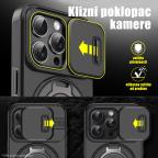 Maska Torbica CamShield Ring stand za iPhone 15 Pro Max 6.7 ljubicasta slika 4