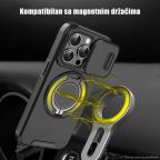 Maska Torbica CamShield Ring stand za iPhone 15 Pro Max 6.7 ljubicasta slika 6