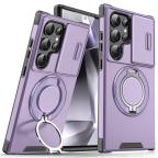 Maska Torbica CamShield Ring stand za Samsung S928B Galaxy S24 Ultra ljubicasta cena 2500 din slika