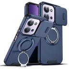 Maska Torbica CamShield Ring stand za Xiaomi Redmi 15C 4G EU 173mm plava cena 2500 din slika